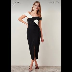 Off the shoulder dress